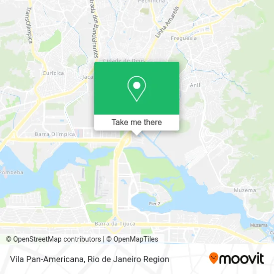 Vila Pan-Americana map
