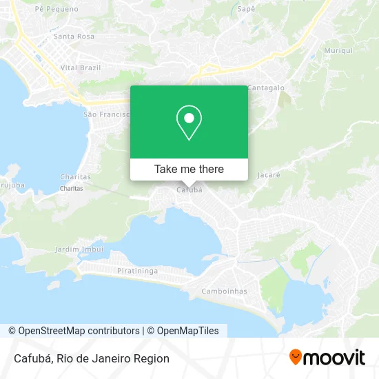 Cafubá map