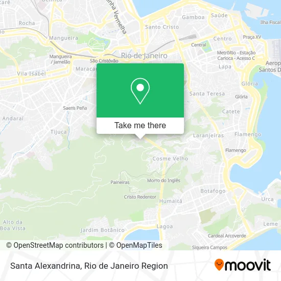 Santa Alexandrina map