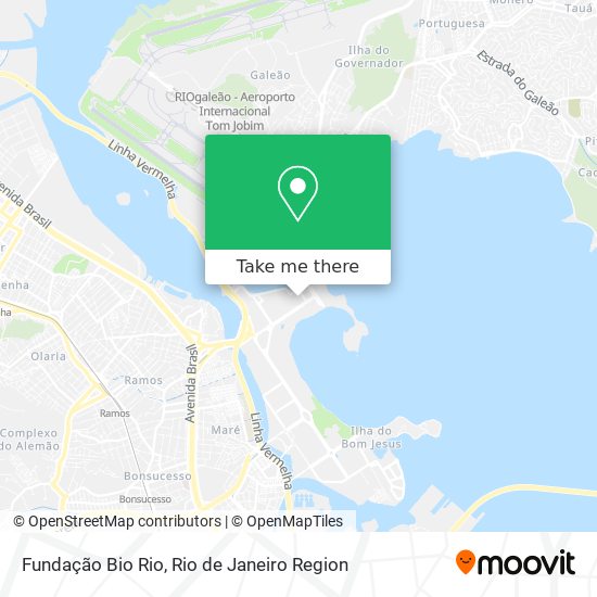 Mapa Fundação Bio Rio