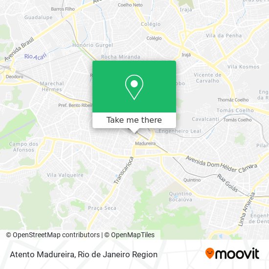 Mapa Atento Madureira