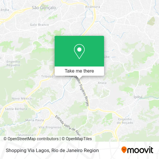 Shopping Via Lagos map