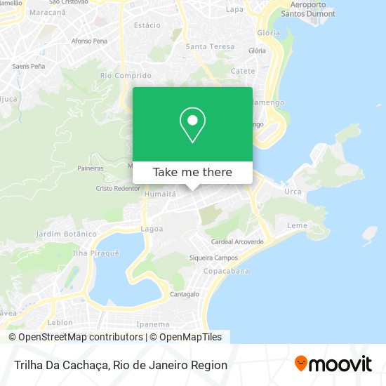 Trilha Da Cachaça map