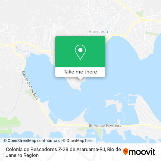 Colonia de Pescadores Z-28 de Araruama-RJ map