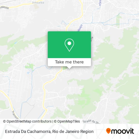 Estrada Da Cachamorra map