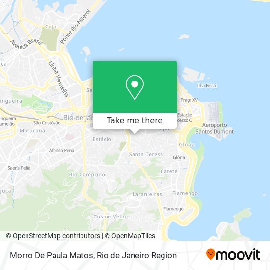 Mapa Morro De Paula Matos