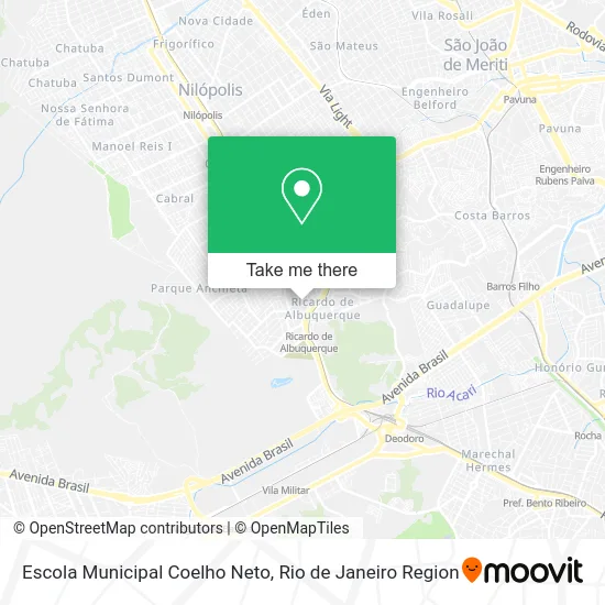 Escola Municipal Coelho Neto map