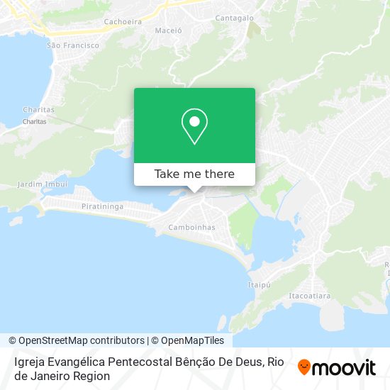 Mapa Igreja Evangélica Pentecostal Bênção De Deus