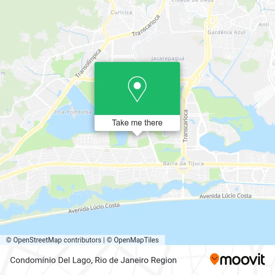 Condomínio Del Lago map