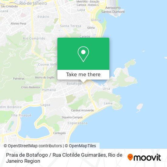 Praia de Botafogo / Rua Clotilde Guimarães map