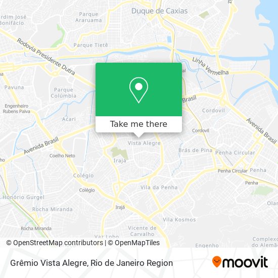 Grêmio Vista Alegre map