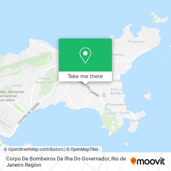 Mapa Corpo De Bombeiros Da Ilha Do Governador