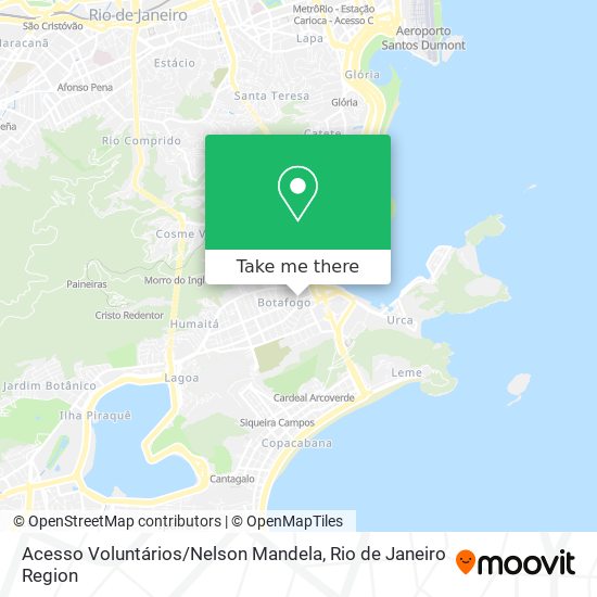 Acesso Voluntários / Nelson Mandela map