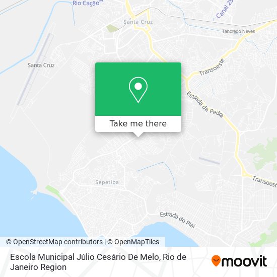 Escola Municipal Júlio Cesário De Melo map