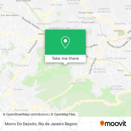 Mapa Morro Do Dezoito