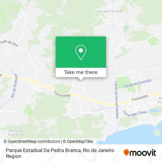 Parque Estadual Da Pedra Branca map