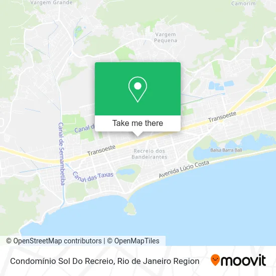 Condomínio Sol Do Recreio map