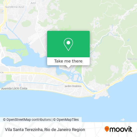 Mapa Vila Santa Terezinha