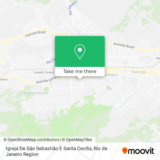 Mapa Igreja De São Sebastião E Santa Cecília