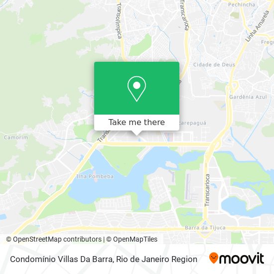 Mapa Condomínio Villas Da Barra