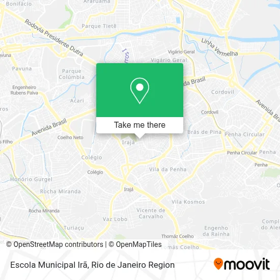 Escola Municipal Irã map
