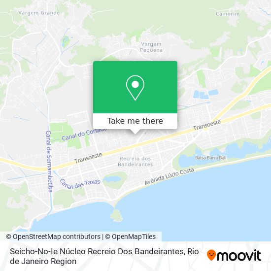 Seicho-No-Ie Núcleo Recreio Dos Bandeirantes map