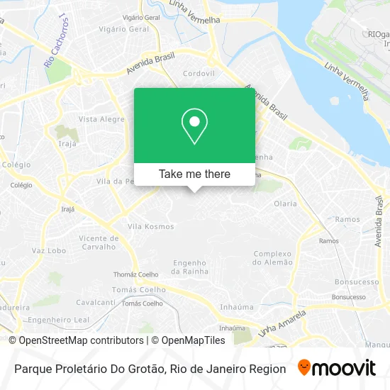 Parque Proletário Do Grotão map