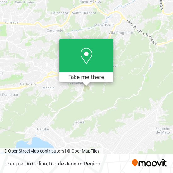 Mapa Parque Da Colina