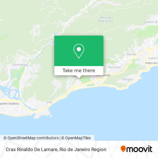 Mapa Cras Rinaldo De Lamare