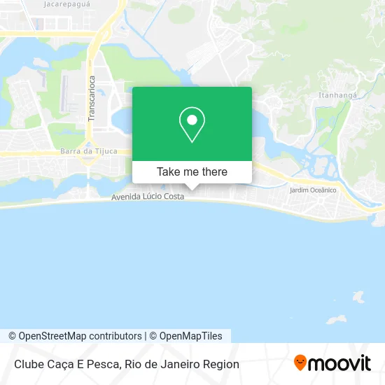 Clube Caça E Pesca map
