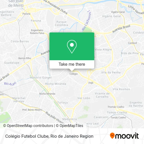 Colégio Futebol Clube map