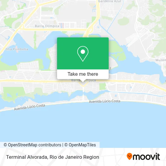 Terminal Alvorada map