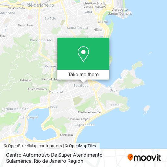 Centro Automotivo De Super Atendimento Sulamérica map