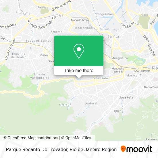 Parque Recanto Do Trovador map