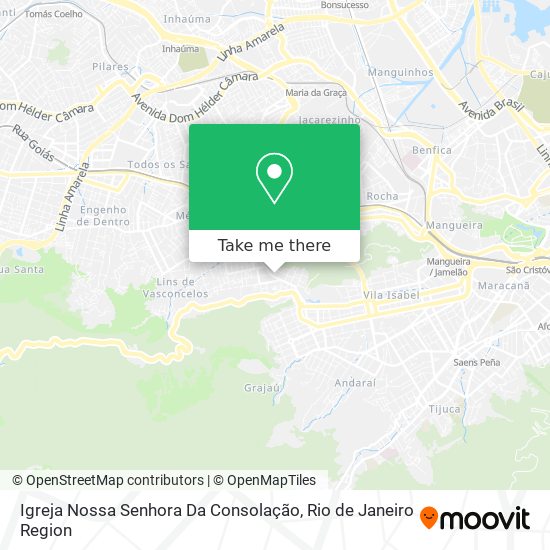 Mapa Igreja Nossa Senhora Da Consolação