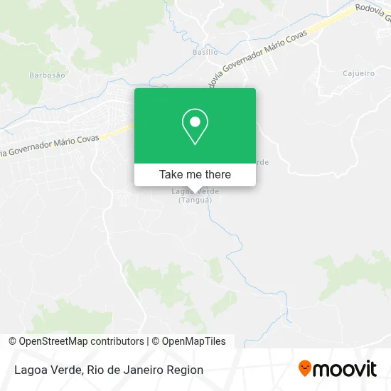 Lagoa Verde map