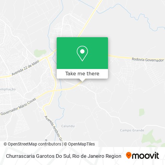 Churrascaria Garotos Do Sul map