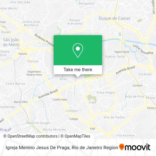 Igreja Menino Jesus De Praga map