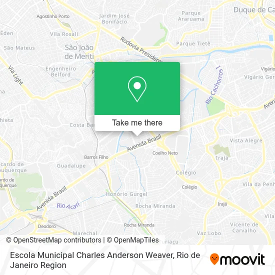Escola Municipal Charles Anderson Weaver map