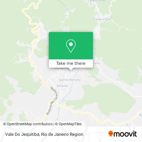 Vale Do Jequitibá map