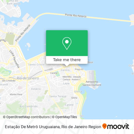 Estação De Metrô Uruguaiana map