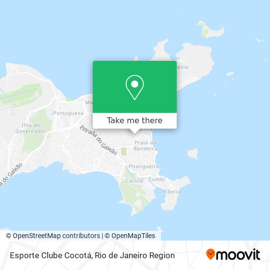 Esporte Clube Cocotá map