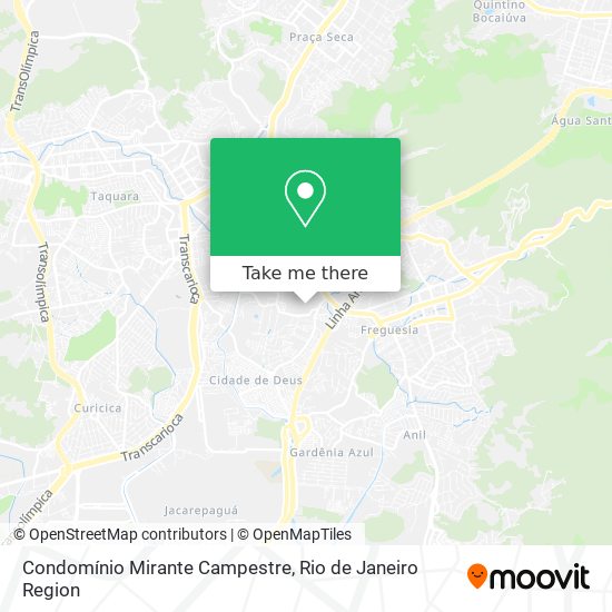 Condomínio Mirante Campestre map