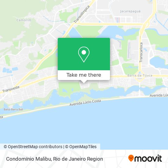 Mapa Condomínio Malibu