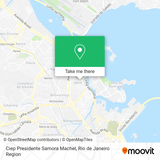 Ciep Presidente Samora Machel map