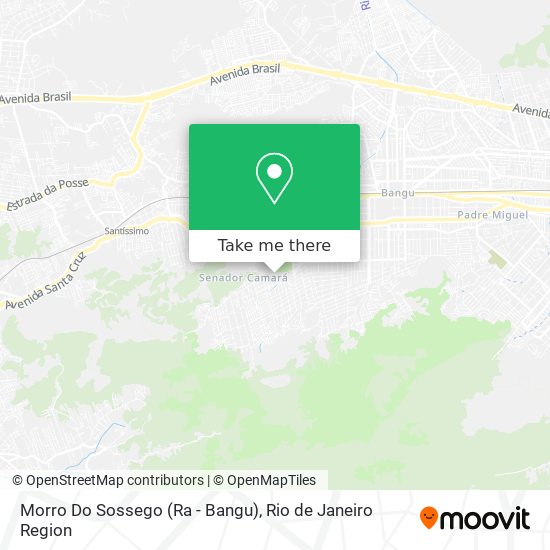 Morro Do Sossego (Ra - Bangu) map