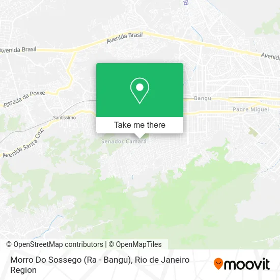 Morro Do Sossego (Ra - Bangu) map