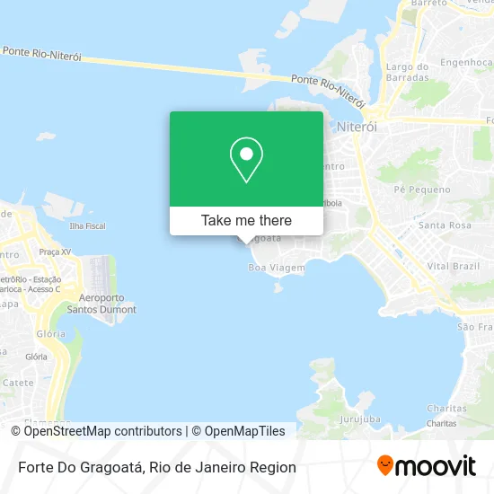 Forte Do Gragoatá map