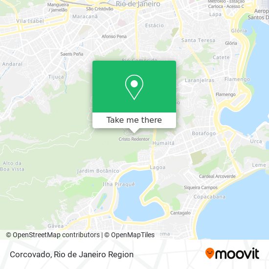 Corcovado map