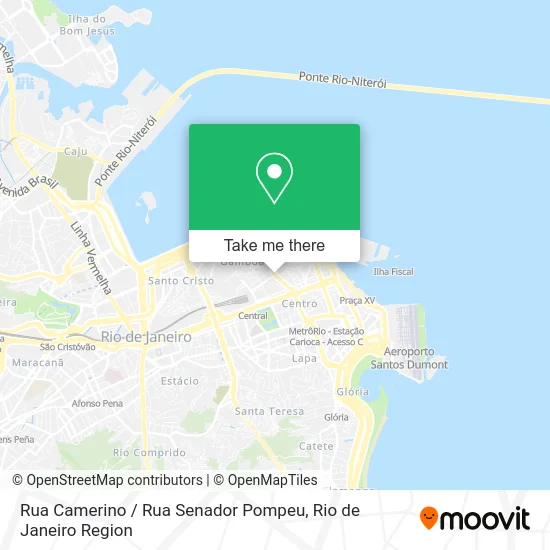 Rua Camerino / Rua Senador Pompeu map